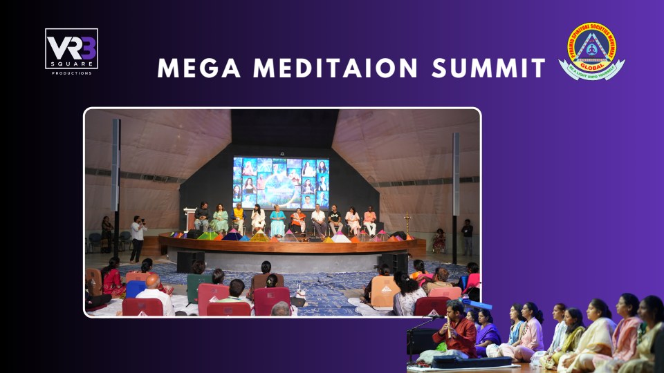 Mega Meditation Summit stage event